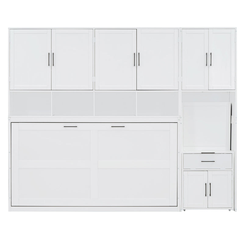 Murphy Wall Bed With Closet, Drawers & Desk