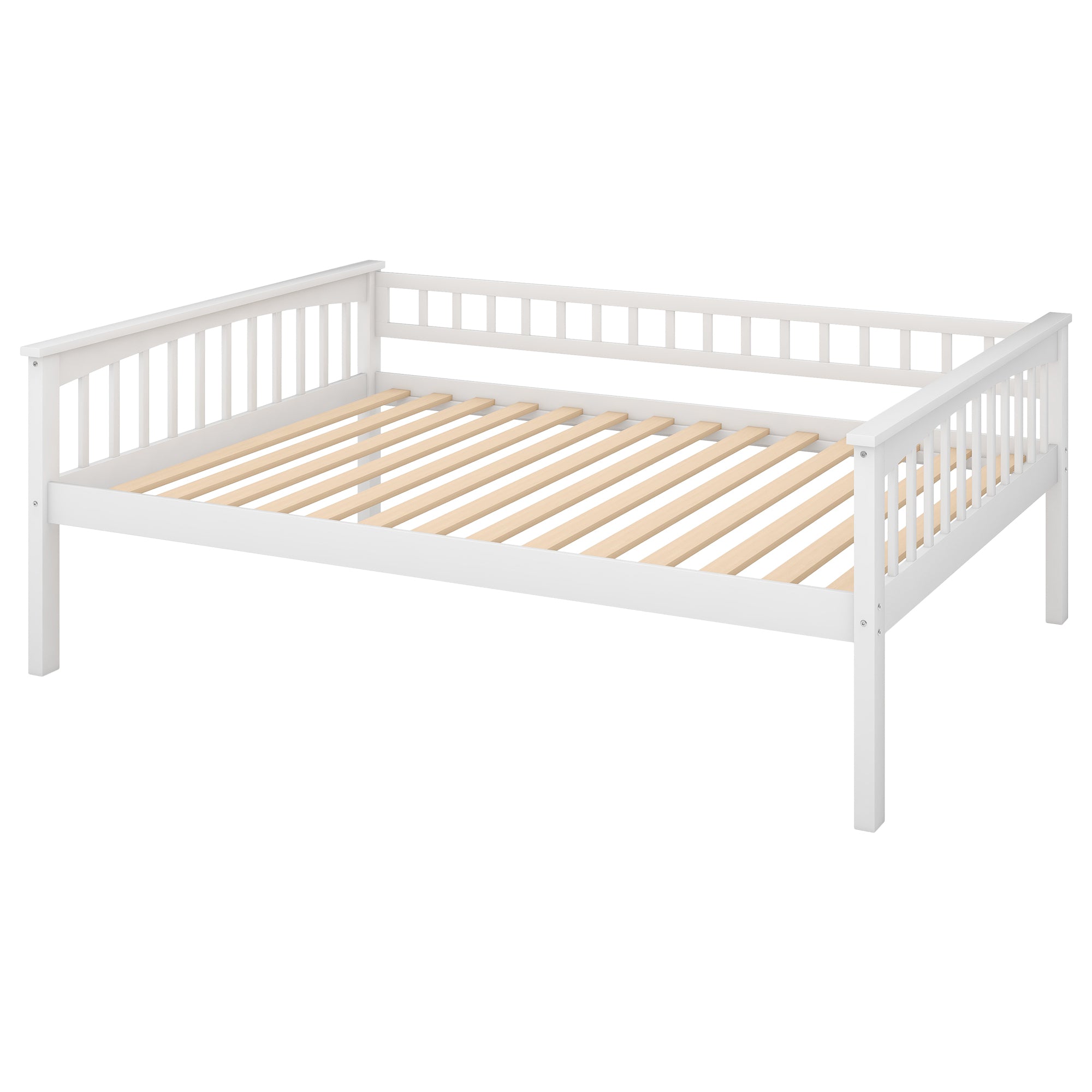 Full over Full Bunk Bed with Drawers, Convertible Beds, White(OLD SKU: SM000241AAK-1) - Atlantic Fine Furniture Melbourne FL