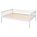Full over Full Bunk Bed with Drawers, Convertible Beds, White(OLD SKU: SM000241AAK-1)