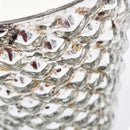 Scented Soy Wax Candle Glass (Set of 4) - Silver