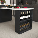 Expandable Kitchen Island With Power Outlet