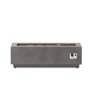 Modern Rectangular Iron Fire Pit 50,000 Btu