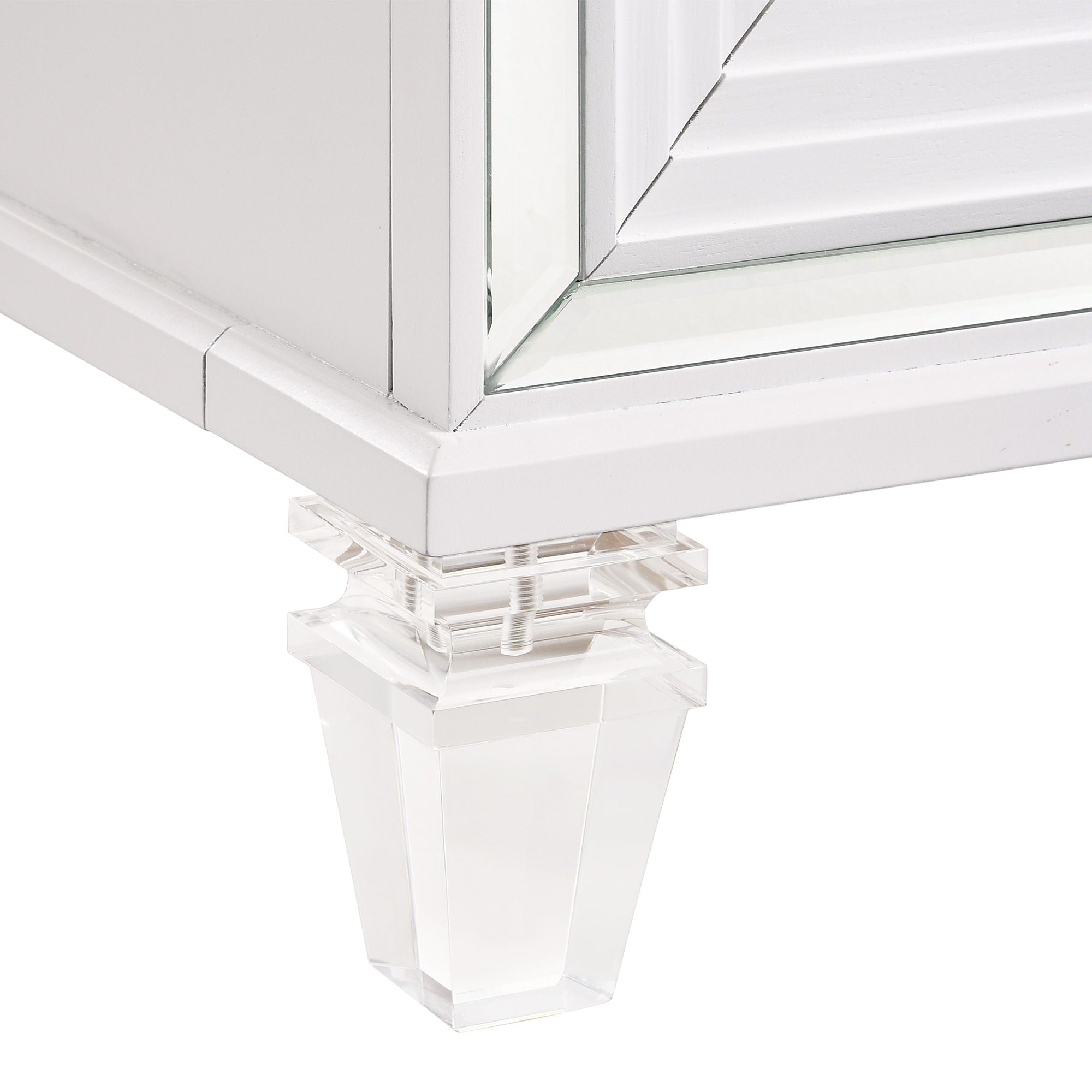 Twenty Nine - Nightstand With USB - White