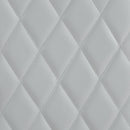 Elonzo - Power Motion Loveseat With Console, LED, Power Headrest & Speaker - Light Gray