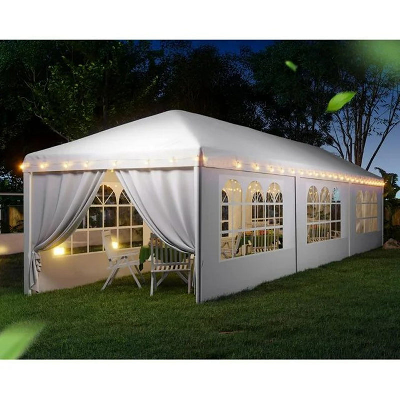 10X20' Outdoor Garden Gazebo Wedding Party Tent Canopy Marquee With Removable Sidewalls