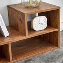 Cube TV Stand With Open Storage And 2 Shelves