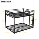 Metal Bunk Bed, Low Bunk Bed With Ladder