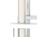 Modern Tempered Glass Tea Table, End Square Table For Living Room