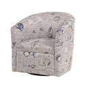 Boardwalk - Swivel Accent Chair Polyester Fabric - Gray