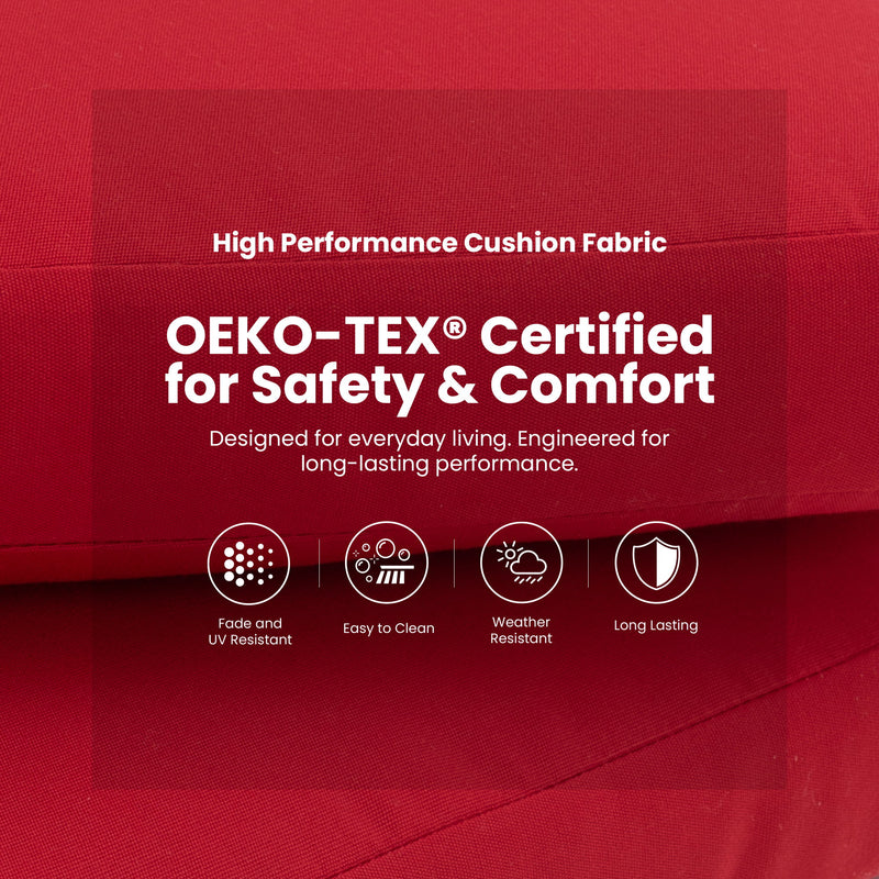 5 Pieces Outdoor Patio Bar Set, Rounded Square Sintered Stone Table & 4 Swivel Bar Chairs