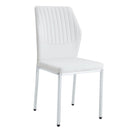 Luxury Simple High Resilience Dining Chair With Metal Legs