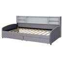 Luxurious Upholstered Platform Bed With Storage Drawers