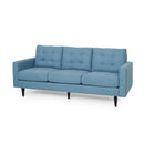 Jenny - Contemporary Tufted Fabric 3 Seater Sofa