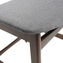 Elegant Counter Height Chair With Cushioned Seat