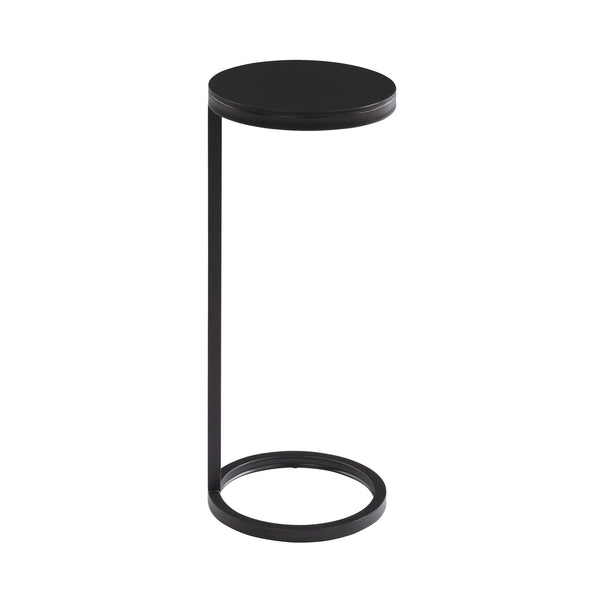 Yancey - Round Metal Accent Table - Antique Bronze