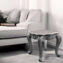Ariadne - End Table - Marble & Platinum - Atlantic Fine Furniture Inc