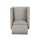 Kiersten - Contemporary Fabric Pushback Recliner