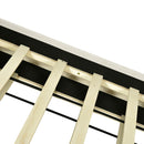 Queen Size  Velvet Storage Platform Bed, with 2 Big Drawers, Twin XL Size Trundle and LED Light, Beige