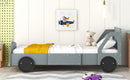 Car Shaped Platform Bed With Wheels