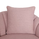 Contemporary 3 Seater Sofa With Plush Accents