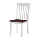 Green Leigh - Side Chair (Set of 2) - White & Walnut