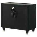 Lorient - 2-Drawer LED Nightstand With USB