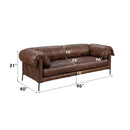 Jaron - Sofa - Mocha Top Grain Leather