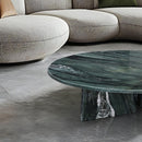 Diamond - Marble Coffee Table, Living Room Centerpiece, Genuine Stone - Green