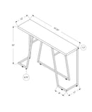 Accent Console Table For Entryway, Durable Construction - Taupe