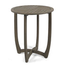 Hermosa - Rustic Circular Bistro Table - Gray