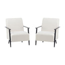 Modern Lounge Chair With Polyester Upholstery