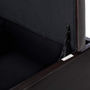 Lanister - Ottoman Double Top Storage - Brown