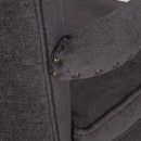 French Country Style Dining Chair With Nailhead Trim