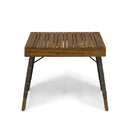 Outdoor Wooden Foldable Side Table - Teak