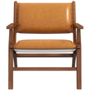 Hendrix - Antique Arm Chair - Brown / Rustic / Tan