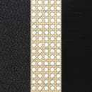 Rayo - Rattan Cane Back Accent Chair With Padded Seat