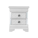 Verona - Accent Nightstand - Silver Champagne