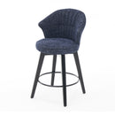 Wing Back Swivel Bar Stools (Set of 2)