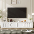 Modern TV Stand With 2 Cabinets And 2 Drawers