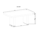 Susan - Dining Table - Gray