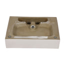 Ceramic Console Bathroom Sink With Overflow
