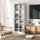 Kitchen Pantry Cabinet With 5 Adjustable Shelves, Freestanding Storage For Kitchen - White