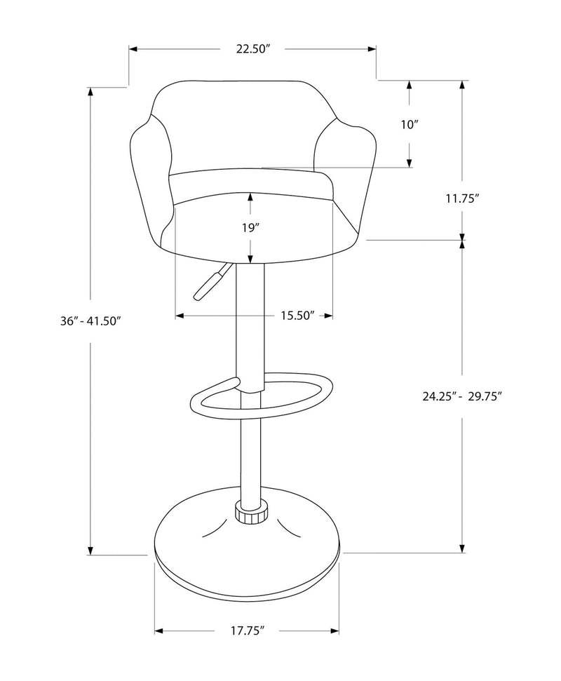 Swivel Stool Bar Height, Adjustable Versatile Seating, Contemporary & Modern