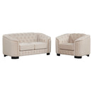 Upholstered 3 Piece Sofa Set With Legs