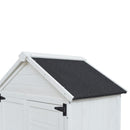 Storage Shed With Double Doors For Outdoor Garden Tool Organization - White