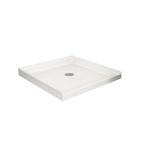 Shower Base With Centered Drain