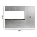 Astro Series - Garage Cabinet Set B With Soft Closing Drawers