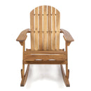 Outdoor Adirondack Rocking Chair With Hand Crafted Details