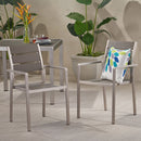 Dreamlan - Outdoor Aluminum Dining Chair (Set of 2)