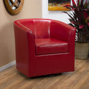 Melodize - Swivel Club Chair With Barrel Shape Design